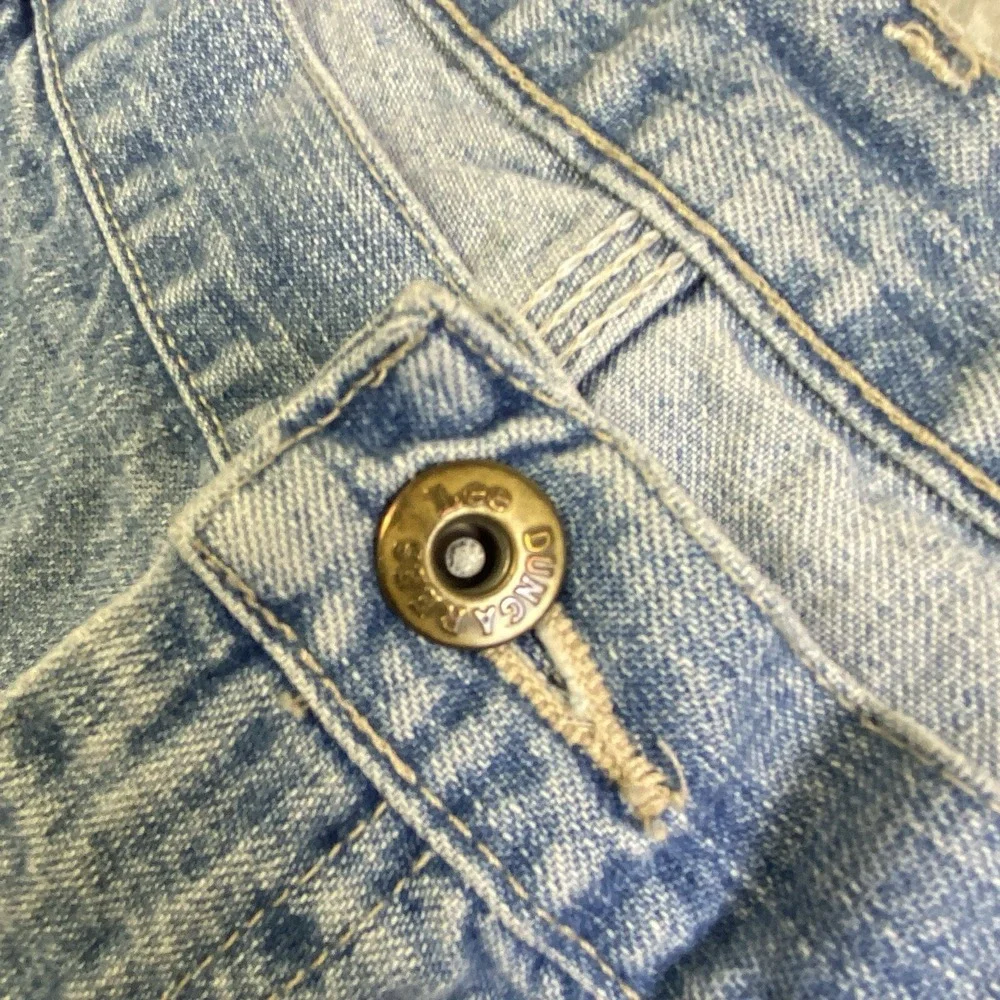 VTG Lee Dungarees Shorts Men Denim 42L Carpenter Work Grunge Baggy Y2K 90s Skate